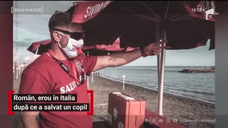Român, erou în Italia după ce a salvat un copil