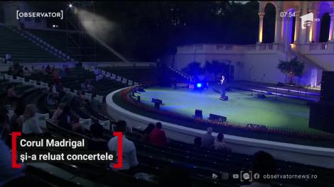 Corul Madrigal din Bucureşti, primul concert cu spectatori