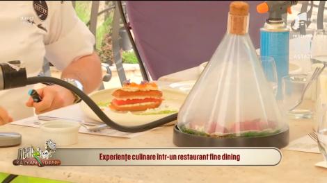 Experiențe culinare într-un restaurant fine dining