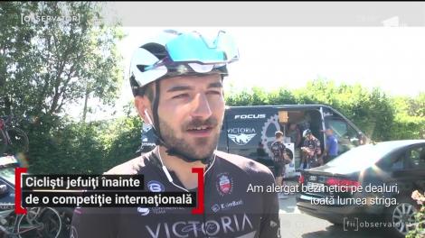 Cicliști jefuiți înainte de o competiție internațională