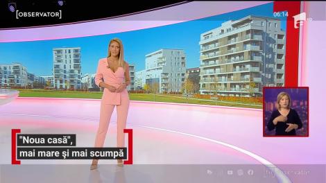 Românii care vor să își cumpere o locuință cu programul "Noua casă", trebuie să dea un avans mai mare