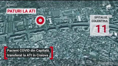 Pacientă Covid din București, transferat la AȚI în Craiova