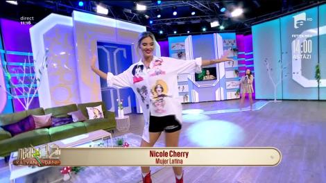 Nicole Cherry cântă piesa Mujer Latina, la Neatza cu Răzvan și Dani