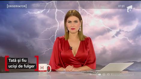 Un copil de 13 ani şi tatăl lui au murit loviţi de fulger. S-a întâmplat în Argeş, în timp ce încercau să se adăpostească de ploaie sub un copac