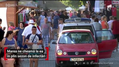 Pentru a scăpa de teste şi complicaţii, puteţi merge pe litoralul românesc. Numărul turiştilor e ca în vremurile bune ale sezonului estival