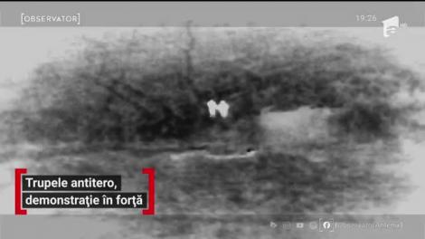 Trupele antitero, demonstrație în forță