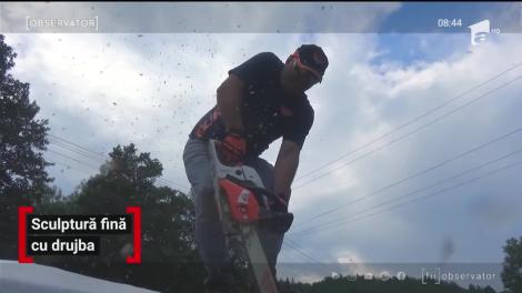 Sculptură fină cu drujba