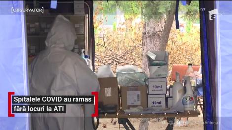 Fără locuri la secțiile de terapie intensivă în spitale din România