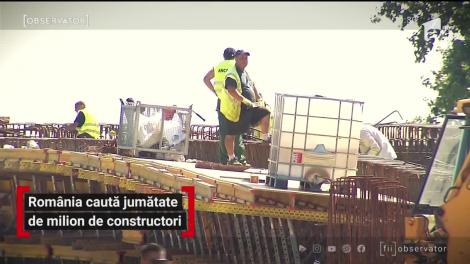România caută jumătate de milion de constructori