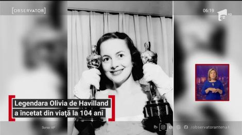 Olivia de Havilland s-a stins din viaţă la vârsta de 104 ani