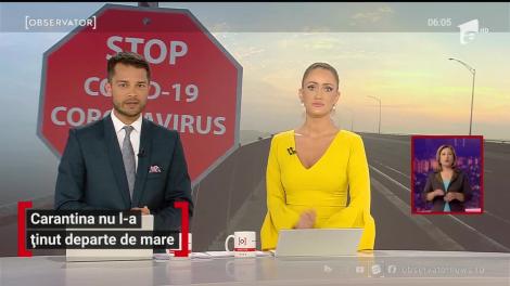 Carantina nu l-a ținut departe de mare pe  fiul viceprimarului din Gornet