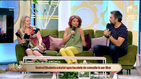 Tania Popa, Alexandra Velniciuc și Andreas Petrescu, invitație la spectacole de comedie în aer liber: "Dacă nu veniți o să regretați"