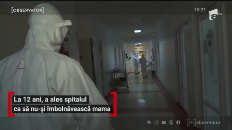 O fetiţă din Oradea s-a internat în spital singură să nu-și imbolanveasca mama de Covid