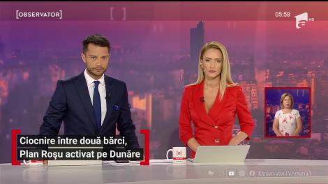 Ciocnire între două bărci, Plan Roșu activat pe Dunăre