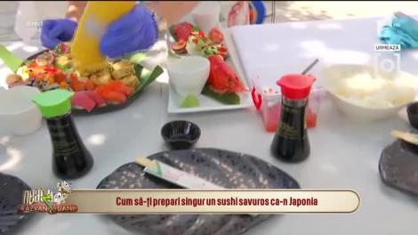 Cum să-ți prepari singur un sushi savuros ca-n Japonia
