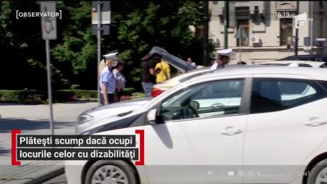 Plătești scump dacă ocupi locurile celor cu dizabilități