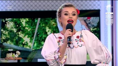 Georgiana Marina cântă melodia Am un bade Petrișor, la Neatza cu Răzvan și Dani