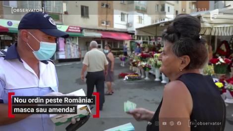 Nou ordin în România: mască de protecție sau amendă!