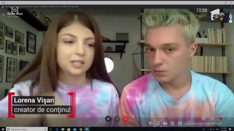 Lorena Vişan şi Louis Florea, drumul de la actorie, la cariera în mediul online
