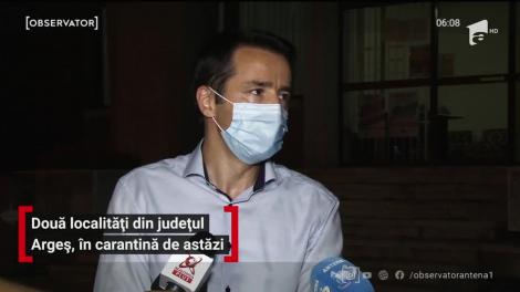Două localităţi din județul Argest, în carantină