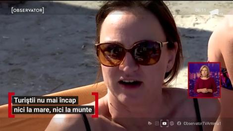 Turiștii nu mai încap nici la mare, nici la munte