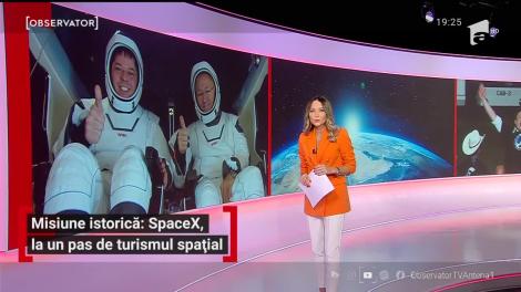 Misiune istorică. SpaceX, la un pas de turismul spațial