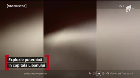 Explozie puternică în capitala Libanului