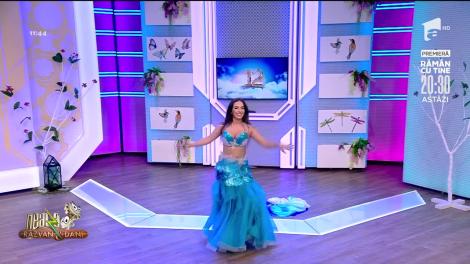 Cristina Gîrloiu, super moment de bellydance, în direct, la Neatza