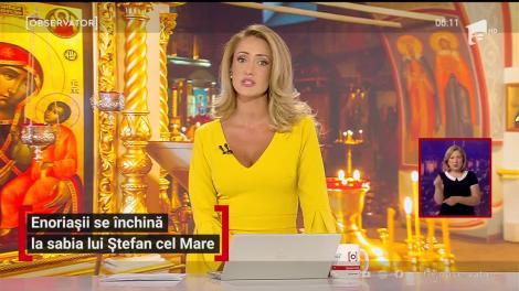 Enoriașii din Sibiu se închină la sabia lui Ştefan cel Mare