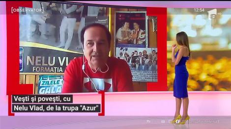 Trupa Azur, peste 4500 de concerte live. Nelu Vlad, solistul trupei, are în plan un mega concert la Sala Palatului