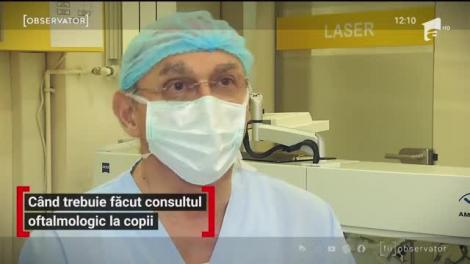 Când trebuie făcut consultul oftamologic la copii. Controlul periodic, o necesitate