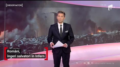 Români, îngeri salvatori după explozia din Liban