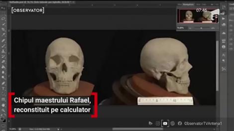 Cercetătorii italieni au reconstituit în 3D chipul celebrului pictor renaşcentist Rafael