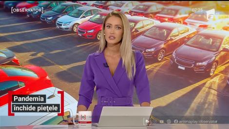 Cea mai mare piață de mașini din vestul țării a fost închisă din cauza creșterii cazurilor de COVID