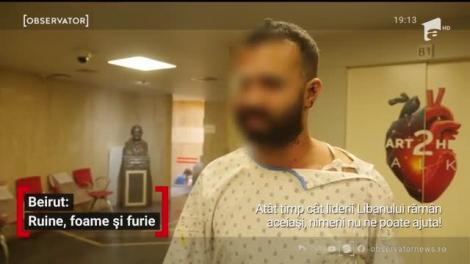 Beirut, printre ruine, foame și furie. Neglijenţa a îngenunchiat Libanul