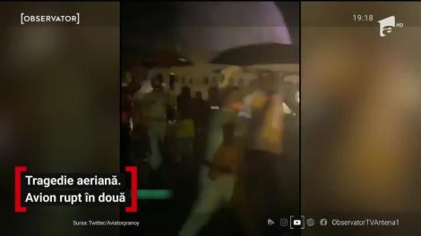 Tragedie aeriană. Avion rupt în două