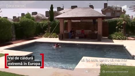 Val de căldură extremă în Europa