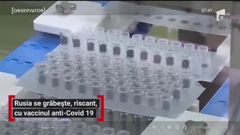 Rusia se grăbește, riscant, cu vaccinul anti-Covid 19