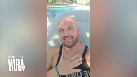 Asta înseamnă să dansezi pe tocuri la "Te cunosc de undeva"! Vara cu 100 de prieteni l-a prins pe Andrei Ștefănescu în formă maximă