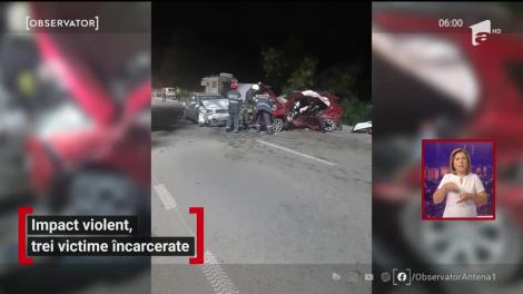 Impact violent în Borşa, trei victime încarcerate