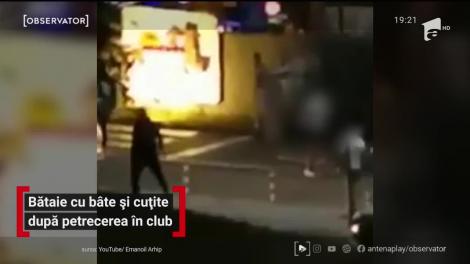 Bătaie cu bâte și cuțite după o petrecere în club, la Iaşi