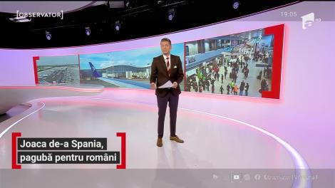 Spania, introdusă pentru zece ore pe lista galbenă. Oamenii au pierdut avioane şi vacanţe