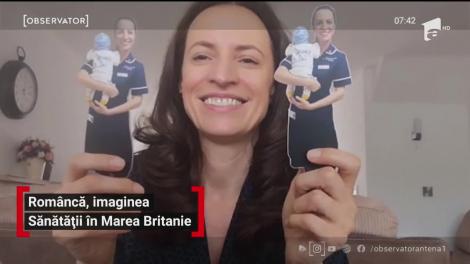 O româncă, imaginea Serviciului Naţional de Sănătate din Marea Britanie în timpul pandemiei