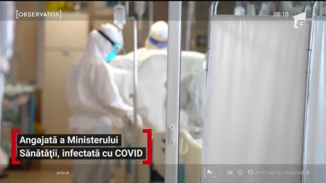 Angajată a Ministerului Sănătății, infectată cu COVID