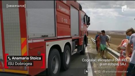 O depăşire imprudentă l-a costat viaţa pe un constănţean. Bărbatul nu ar fi apreciat distanţa dintre el şi o basculantă încărcată cu beton