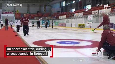 Un sport excentric, curlingul, a iscat scandal în Botoșani