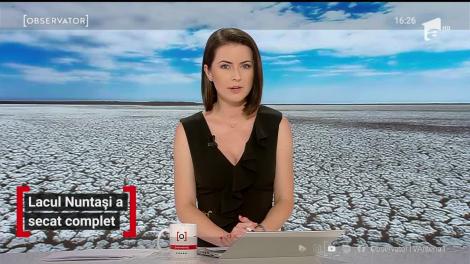 Lacul Nuntaşi din Rezervaţia Deltei Dunării a secat complet