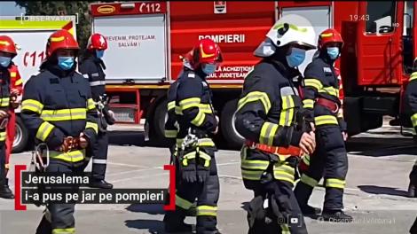 Jerusalema Challenge i-a pus pe jar pe pompierii timişoreni