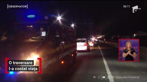 O traversare l-a costat viața pe un bărbat din Capitală. Un autoturism la izbit violent