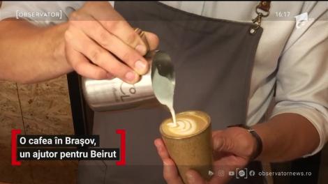 O cafea în Brașov, un ajutor pentru Beirut